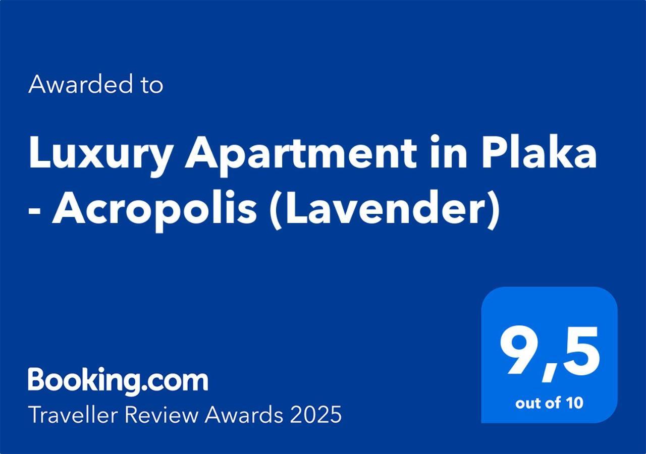 Luxury Apartment In Plaka - Acropolis Aten Exteriör bild